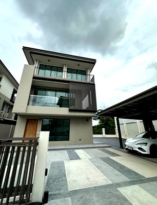 บ้านเดี่ยว ม.รามคำแหง 2 : 🏡✨ FOR SALE | AQ ARBOR สวนหลวง ร.9 – พัฒนาการ🏠 บ้านเดี่ยวหรู 3 ชั้น หลังริม  ตกแต่ง Built-in บ้านใหม่ไม่เคยเข้าอยู่ พร้อมโอน