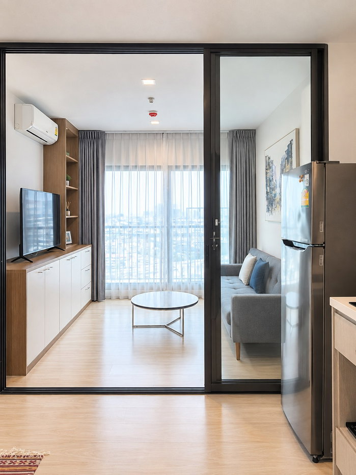 รูป For rent Life Sukhumvit48  ตกแต่งครบ พร้อมเข้าอยู่ ใกล้ BTS พระโขนง - RW008707 - รูปที่ 6/13