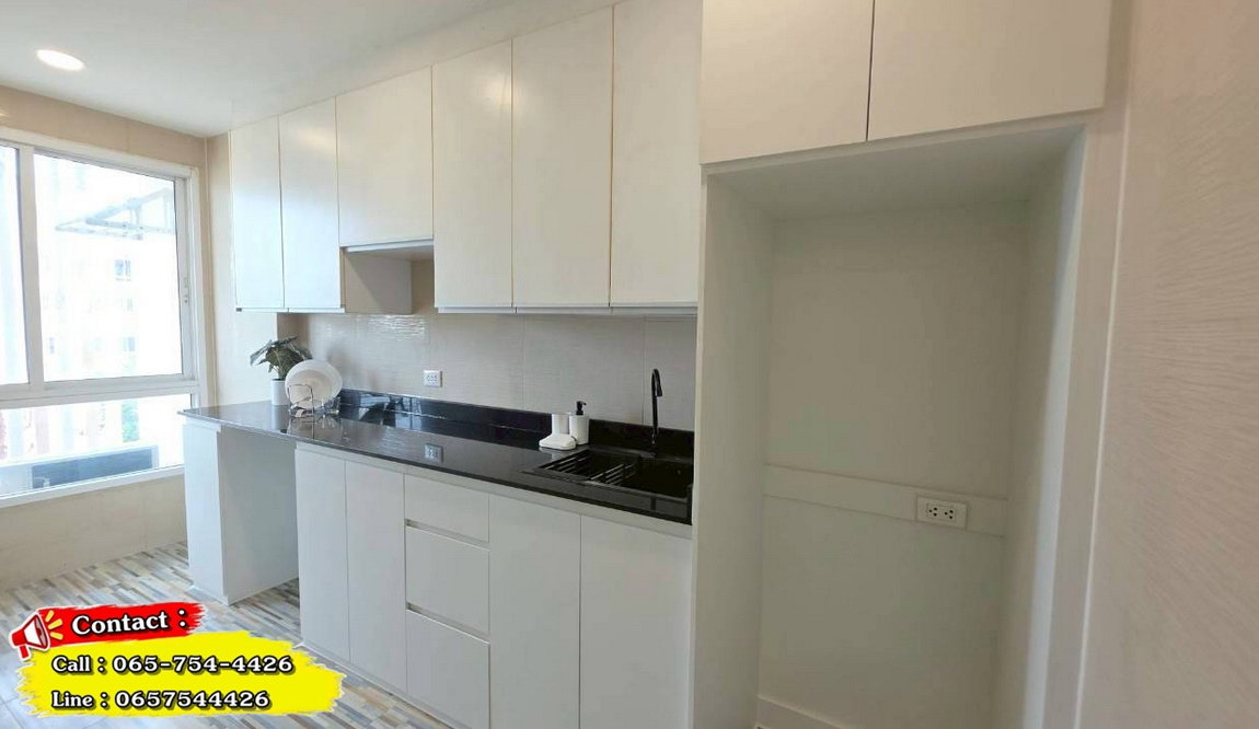 รูป Call : 065-754-4426 / Happy Condo Ladprao 101 ห้องขนาด 36 ตารางเมตร 1 ห้องนอน ชั้น5 ตึก North ตกแต่งใหม่ พร้อมเข้าอยู่ (เลี้ยงสัตว์ได้) - รูปที่ 8/12