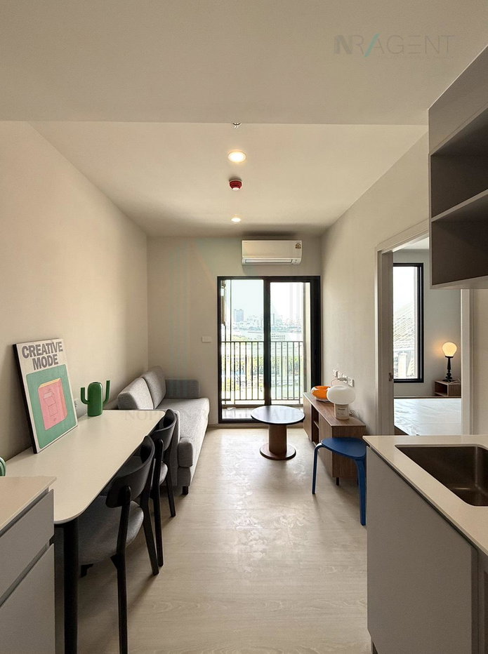 picture 📌 For Rent Condo NUE RIVEREST RATBURANA Building B, Floor 19,1 bed room, Room size 26 sqm - 1/8