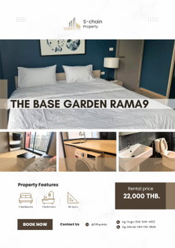 🌳🌆 For rent ✨ THE BASE Garden Rama 9 ✨ NO-140