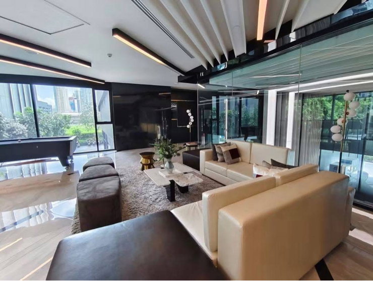 รูป ให้เช่า Knightsbridge Space Rama 9  ไนท์บริดจ์ สเปซ พระราม 9 รูปแบบห้อง Duplex 1 ห้องนอน, 1 ห้องน้ำ ชั้น 24 ขนาด 40 ตรม. ราคาเช่า 35,000 บาท/เดือน  - รูปที่ 13/17