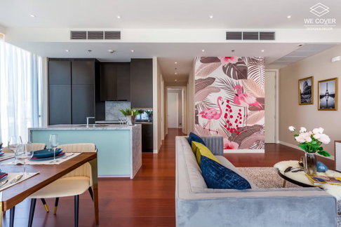 Modern Luxury -2B2B 97.75 Sq.m. Floor 16 Superb Decoration Fully Furnished Ready to move in 