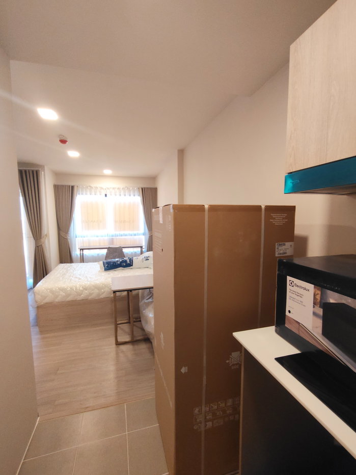 รูป K2164 ให้เช่าคอนโดใหม่ ดีคอนโด แคมปัส ขอนแก่น (D condo campus)  •ตึก A ชั้น 8 ขนาด 24.5 ตรม. #ทิศตะวันออก  - รูปที่ 9/15