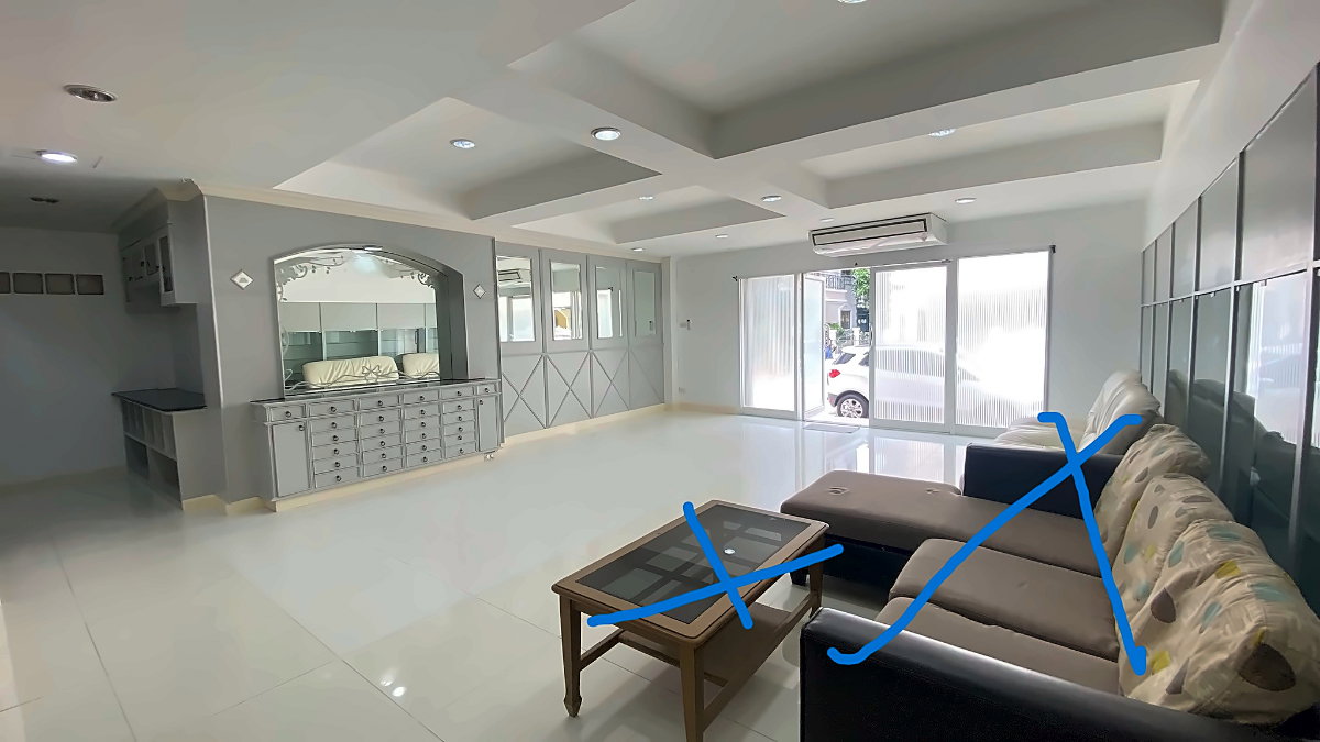 รูป 35,000 บาท/เดือน ทาวน์เฮาส์ 3 ชั้น ให้เช่า 4 นอน 3 น้ำ พื้นที่ใช้สอยประมาณ 300 ตร.ม. สุขุมวิท 64/1 ใกล้ BTS ปุณณวิถี ทำบ้านหรือสำนักงานได้ - รูปที่ 2/15