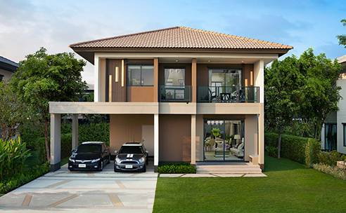 รูป 98427 - ขายด่วน บ้านเดี่ยว บุราสิริ วงแหวน-อ่อนนุช บ้านสวยพร้อมอยู่ ราคาดี คุ้มค่าทั้งการซื้ออยู่เอง หรือซื้อเพื่อการลงทุน - รูปที่ 2/12