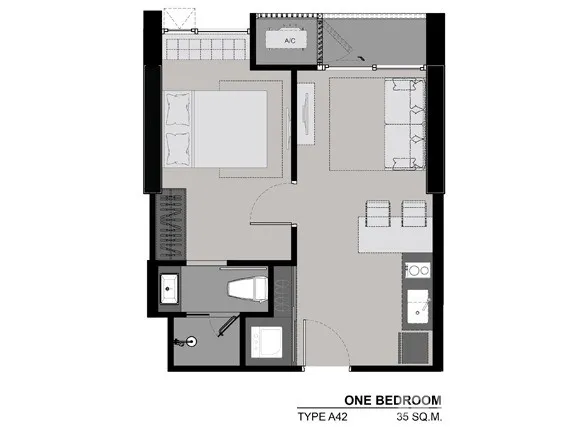 รูป ขาย คอนโด 1 ห้องนอน ในโครงการ ริทึ่ม สุขุมวิท 42 6908634 - รูปที่ 6/6
