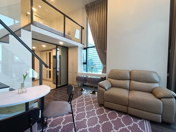 picture P-060 💢 For rent: 35,000 THB 🌵🌈 40 sqm. 🔑 Knightsbridge Space Rama 9 🌵🌈 24th floor, with the best view. - 2/13