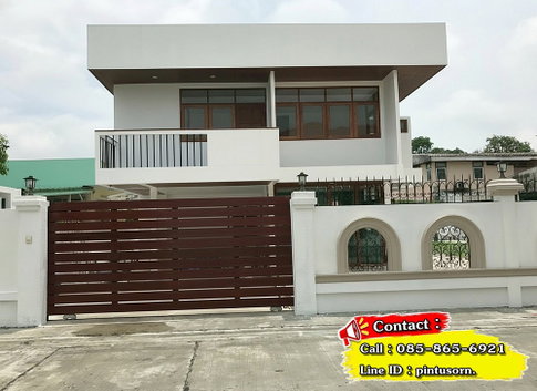 Call : 085-865-6921 / หมู่บ้านทิพวัล เทพารักษ์ ขายบ้านเดี่ยว 100 ตารางวา 3 ห้องนอน 5 ห้องน้ำ รถไฟฟ้าสายสีเหลือง สถานีทิพวัล อยู่หน้าหมู่บ้าน