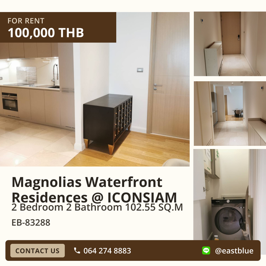 รูป เช่าคอนโดหรู Magnolias Waterfront Residences @ ICONSIAM ริมเจ้าพระยา ✨ - รูปที่ 1/7