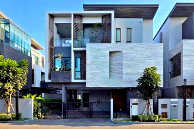 Houses for rent Bangkok : 📌 For Rent 3-story House THE GENTRY PHATTHANAKAN 2 4 bedroom 5 bathroom