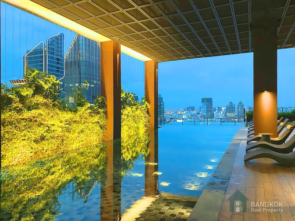 รูป The Lofts Asoke | ให้เช่าคอนโดห้องมุม 2 ห้องนอน ใกล้ MRT เพชรบุรี - รูปที่ 13/14