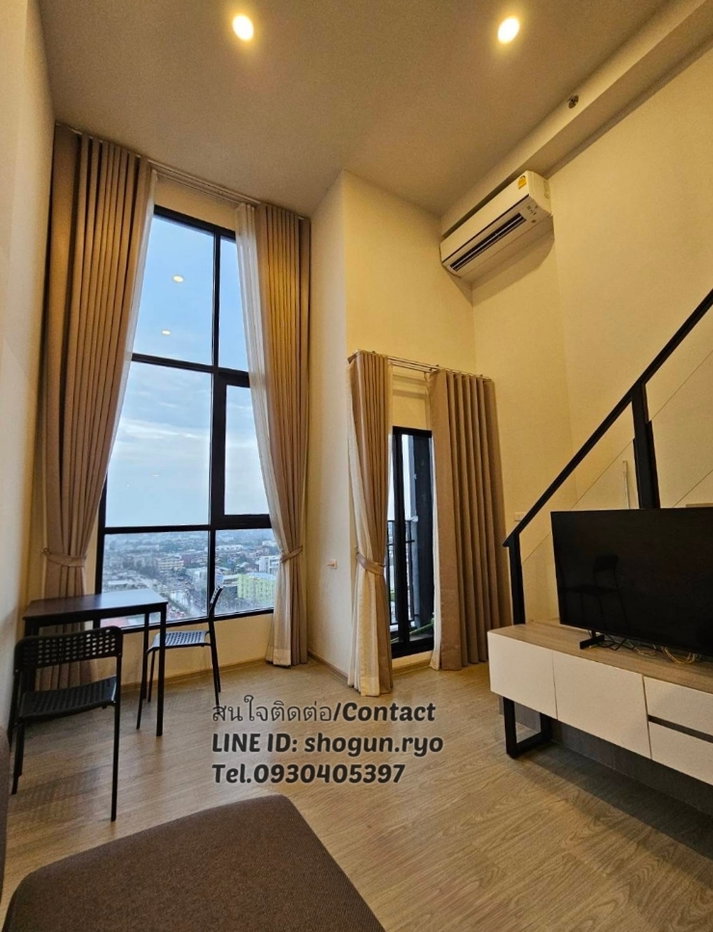 รูป ✨🚄 ราคาดีย์ Origin Plug and Play Ram103 ✨ 💯 ห้อง Duplex 35 sqm สุดหรู 2 ชั้น เพดานสูงโปร่ง 1 ห้องนอน 💯 เฟอร์นิเจอร์/เครื่องใช้ไฟฟ้าครบ ✨ - รูปที่ 2/19