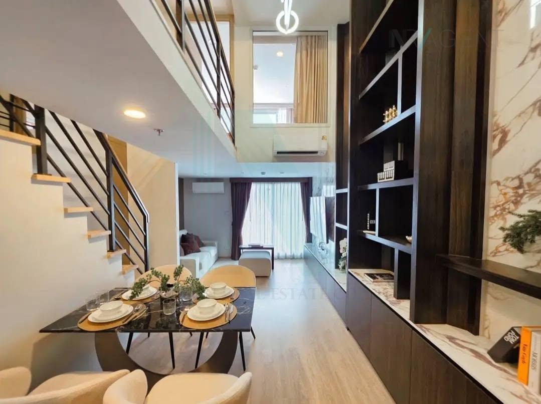 picture 📌 For Rent Condo CULTURE CHULA Building 1, Floor 14,Duplex 2 bed room, Room size 59 sqm - 3/8
