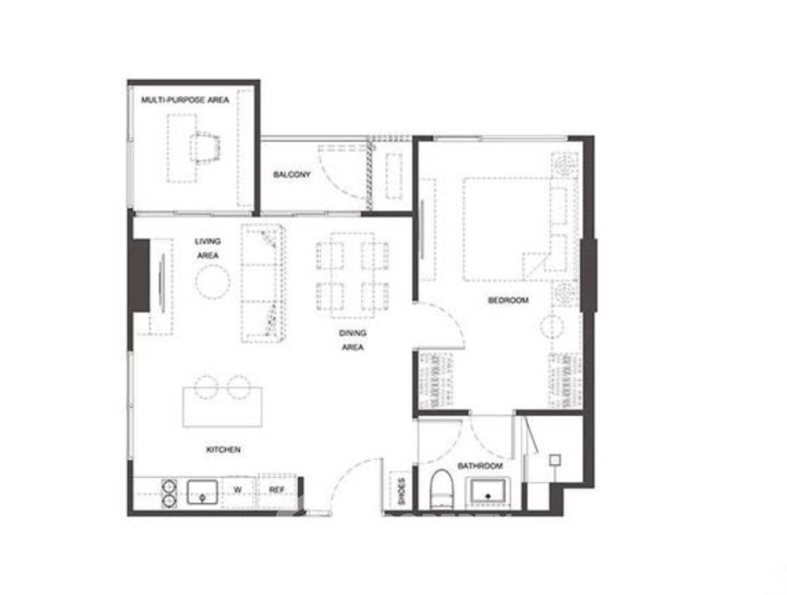 picture 1-BR Condo at Via 61 near BTS Ekkamai (ID 3466627) - 3/3