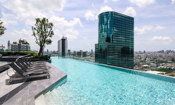 รูป ให้เช่า Knightsbridge Space Rama 9  ไนท์บริดจ์ สเปซ พระราม 9 รูปแบบห้อง Duplex 1 ห้องนอน, 1 ห้องน้ำ ชั้น 24 ขนาด 40 ตรม. ราคาเช่า 35,000 บาท/เดือน  - รูปที่ 14/17