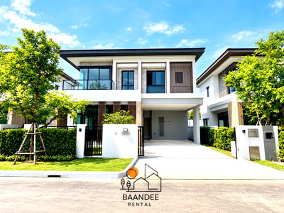 Houses for rent Bangna Commercial College : Bangkok Boulevard Bangna KM 5 Furnished 4 Bedroom House