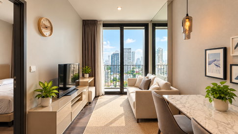 คอนโดอโศก 1 ห้องนอน Edge Sukhumvit 23 ต่ำกว่าตลาด 20.18% - U984550