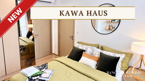 🍀🍀 Beautiful condo 🌸 For Rent📌 Kawa Haus (Line:@rent2022) BTS On Nut✨Ready to move in 🔖 A12242