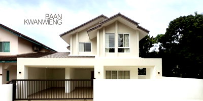 Houses for rent Hang Dong Chiang Mai : Baan Kwanwieng, Luxury Modern 2-Storey Home, Fully Renovated with Complete Furniture. (Tel/Line 088-5986998)