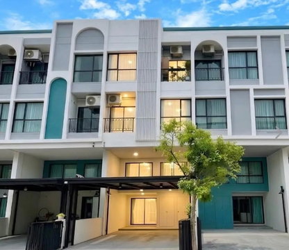 🏡 ให้เช่าทาวน์โฮมหรู 3.5 ชั้น Maison 168 ลาดพร้าว 101 (K289)
💰 35,000 บาท/เดือน