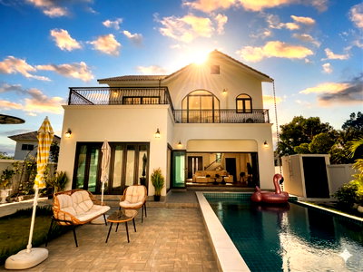 บ้านเดี่ยว ไปรษณีย์หางดง  : ขายพูลวิลล่าใหม่หางดง เชียงใหม่ 4 ห้องนอน 359 ตร.ม. บ้านหรูพร้อมสระส่วนตัว - U6594693