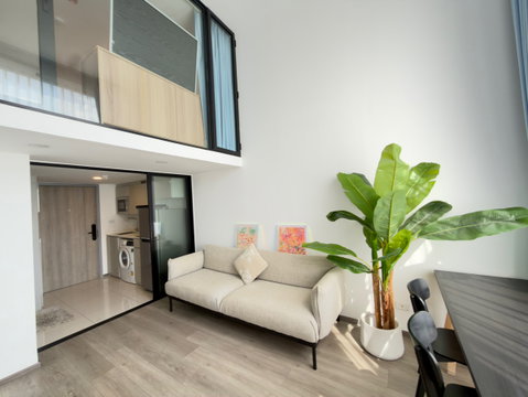For Rent❗️"𝐒𝐨𝐡𝐨 𝐁𝐚𝐧𝐠𝐤𝐨𝐤 𝐑𝐚𝐭𝐜𝐡𝐚𝐝𝐚" Duo Space | 1 Bed 1 Bath 1 Livingroom | Near MRT-Huai Khwang