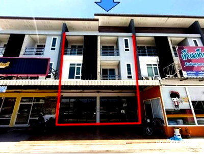 Shophouses for sale Chachoengsao : SHOP HOUSE 45.8 Sq.w. Phanom Sarakham Chachoengsao for 9.1M
