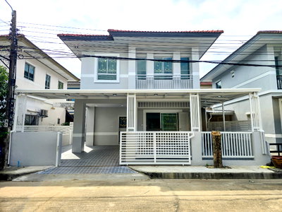 ขายบ้านแฝด : บ้านแฝด รีโนเวทใหม่ ทำเลดี หมู่บ้านพร้อมพัฒน์1 ถ.ปัญญาเนเชอรัลปาร์ค แขวงสามวาตะวันตก เขตคลองสามวา