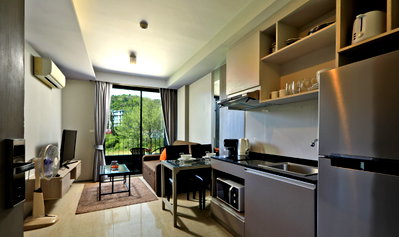 ขายคอนโด : คอนโดลงทุนภูเก็ต 6th Avenue Surin 1 ห้องนอน 35 ตร.ม. โปรแกรมเช่า 7% - U1846284