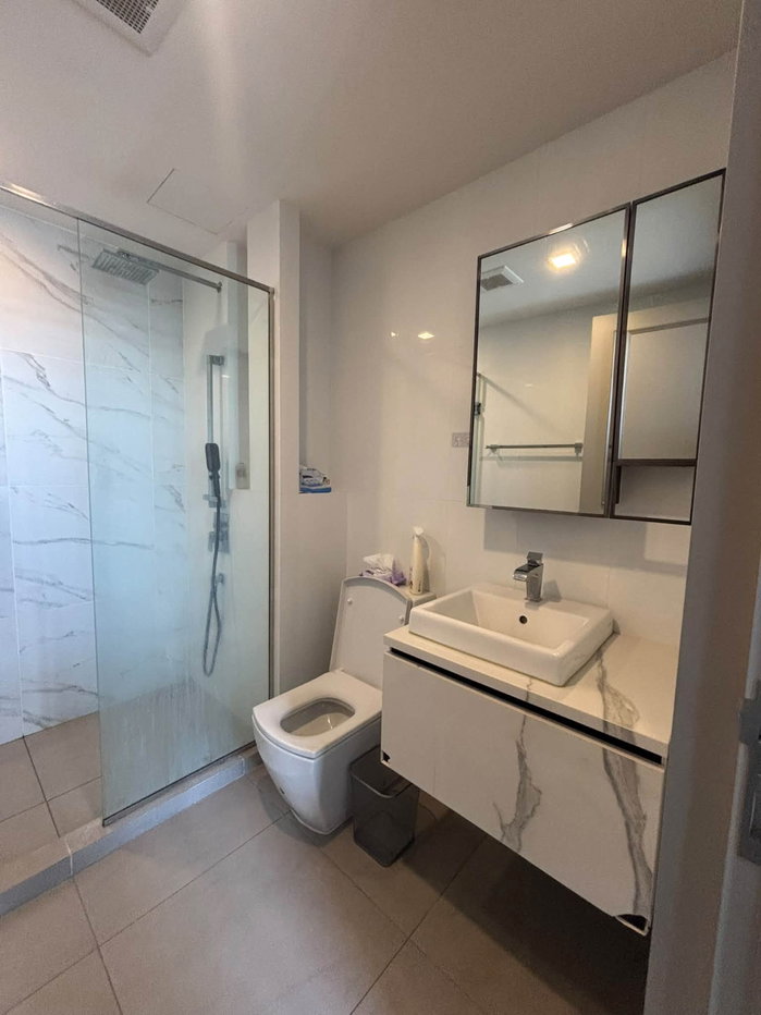 picture Condo for rent at The Line Sukhumvit 101   Floor 27 Size 28 Sqm. With High ceiling  1 Bed 1 Bath Include Free Wi Fi  - 7/8