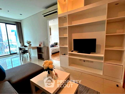 Condos for rent : 19th-Floor 1-BR Villa Asoke, 200m To MRT Phetchaburi (ID 3466600)
