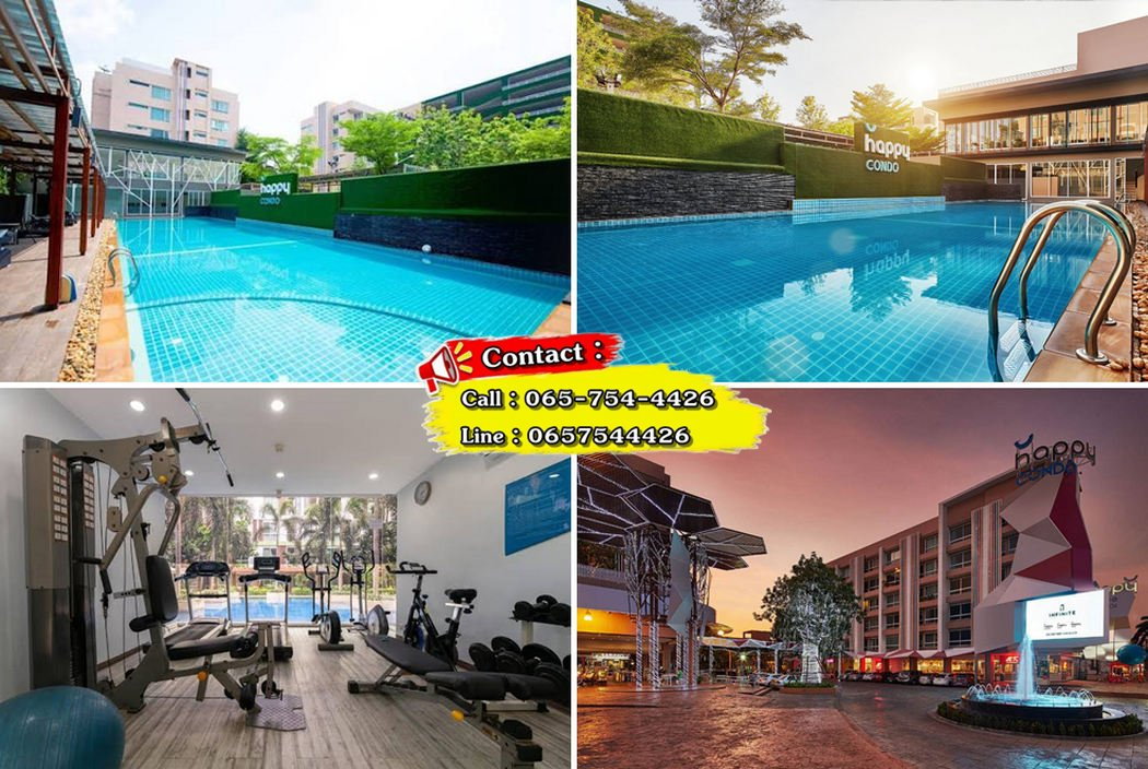 รูป Call : 065-754-4426 / Happy Condo Ladprao 101 ห้องขนาด 36 ตารางเมตร 1 ห้องนอน ชั้น5 ตึก North ตกแต่งใหม่ พร้อมเข้าอยู่ (เลี้ยงสัตว์ได้) - รูปที่ 10/12