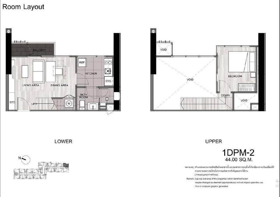 picture 36th-Floor 1-BR At The Line Sukhumvit 101, 100m To BTS Punnawithi (ID 3473766) - 17/17