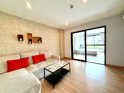 Condos for rent : Condo For Rent The Niche Mono Bangna Km.3, Near Central Bangna Fully furnished, corner unit 1 Bed, 42 SQ.M | 4th Floor  ready to move in!