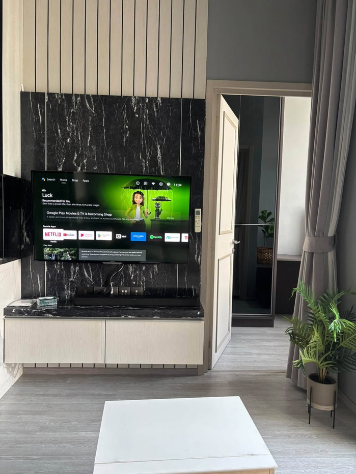 picture Condo for rent at The Line Sukhumvit 101   Floor 27 Size 28 Sqm. With High ceiling  1 Bed 1 Bath Include Free Wi Fi  - 5/8