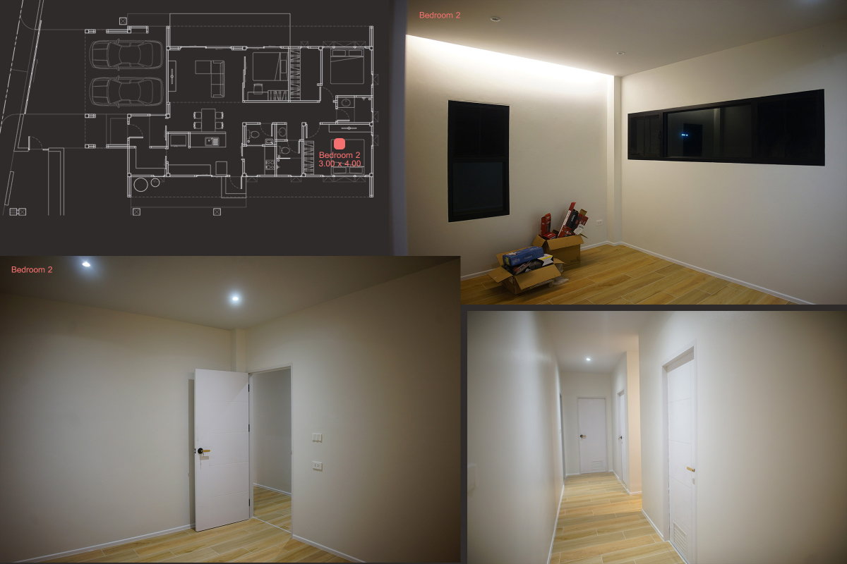 รูป ROOM TOUR ep.1 : บ้าน 3 ห้องนอน ,3 ห้องน้ำ สไตล์ Modern Muji , ใกล้ถนนวงแหวน 3 ติดเมืองเชียงใหม่ - รูปที่ 38/39