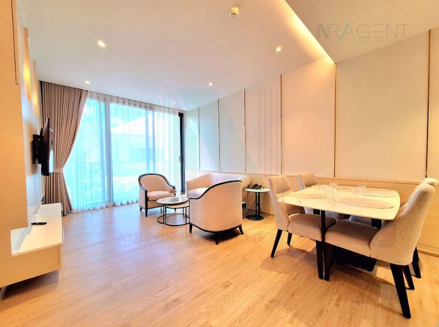 picture 🚩 For rent condo BEARING RESIDENCE Building 1, Floor 2,2 bed room, Room size 100 sqm - 6/8