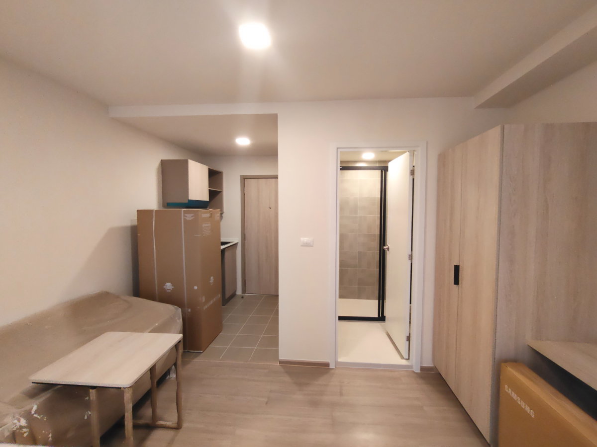 รูป K2164 ให้เช่าคอนโดใหม่ ดีคอนโด แคมปัส ขอนแก่น (D condo campus)  •ตึก A ชั้น 8 ขนาด 24.5 ตรม. #ทิศตะวันออก  - รูปที่ 4/15
