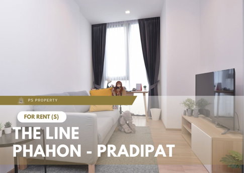 For rent 🔥 THE LINE Phahon - Pradipat 🔥 Fully furnished with appliances, near BTS Saphan Khwai