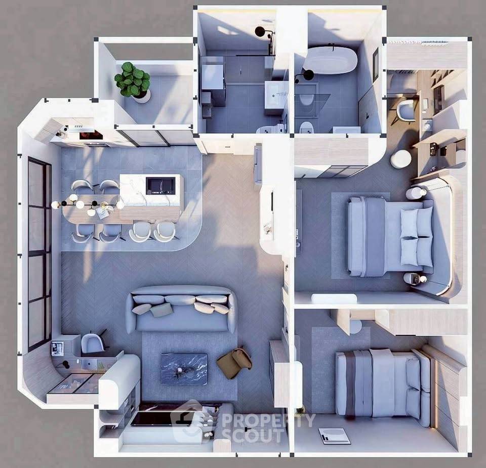 รูป ขายคอนโด 2 ห้องนอน Sritana Condominium 2 (ID 3473013) - รูปที่ 10/10