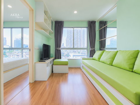 Condominiuim for sell Lumpini place Rama 4 - Kluaynamthai - Corner room , floorsize 35.08 squaremeters , 5th floor , fully fernished , 1 bedroom