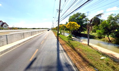 ที่ดิน วิทยาลัยเทคนิคดอนเมือง : ขายที่ดินถนนเลียบคลองประปา ใกล้รถไฟฟ้า MRT