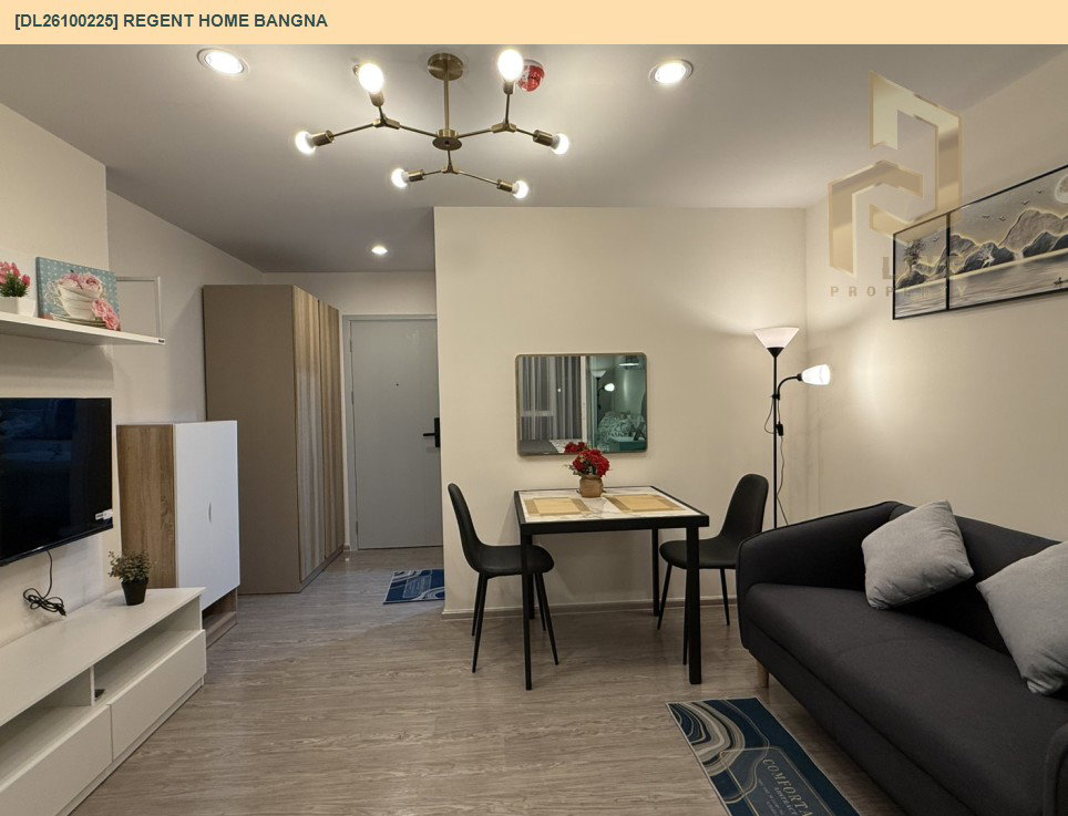รูป DL26100225 ให้เช่าคอนโด รีเจ้นท์ โฮม บางนา (Regent home bangna) ใกล้ BTS บางนา พร้อมเข้าอยู่ โทรด่วน 0614453194 LineID @952jdxxk - รูปที่ 5/9