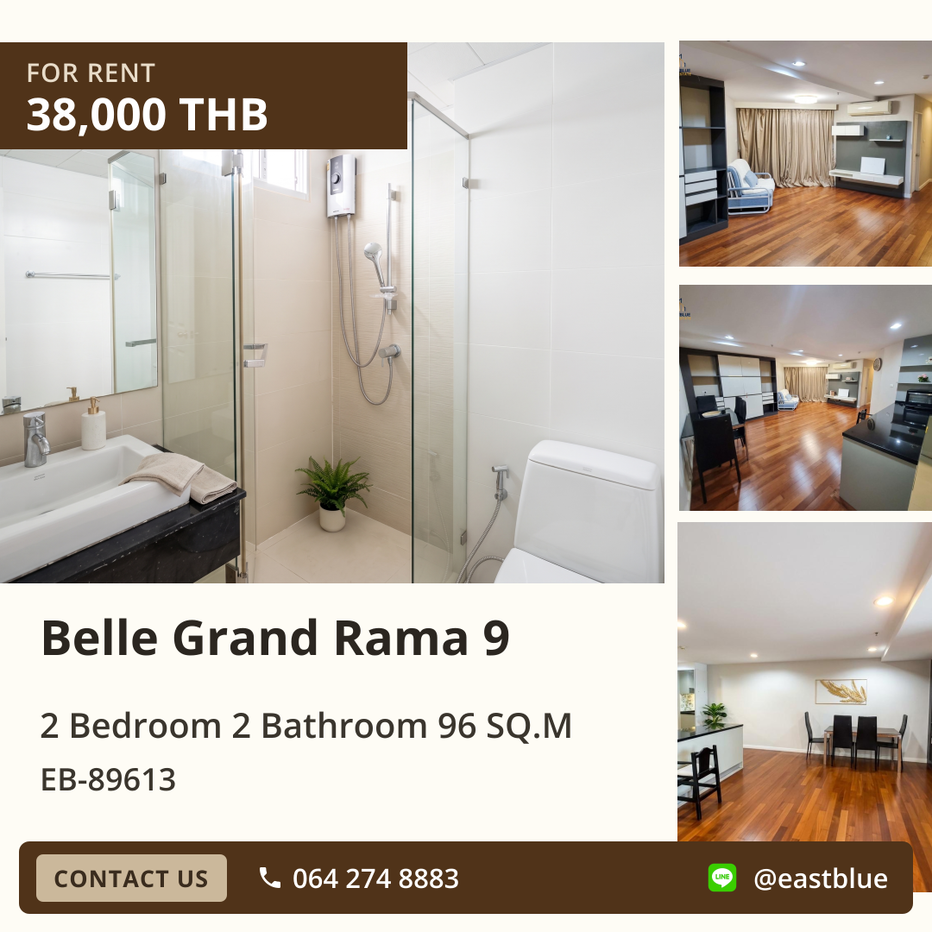 picture For Rent: Belle Grand Rama 9 Condo near MRT Phra Ram 9! ✨ - 1/10