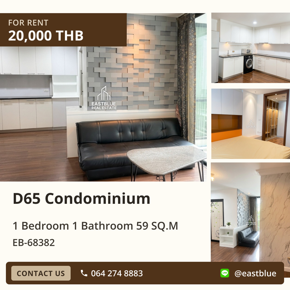 picture Rent D65 Condominium near BTS Ekkamai! 🏙️ - 1/10
