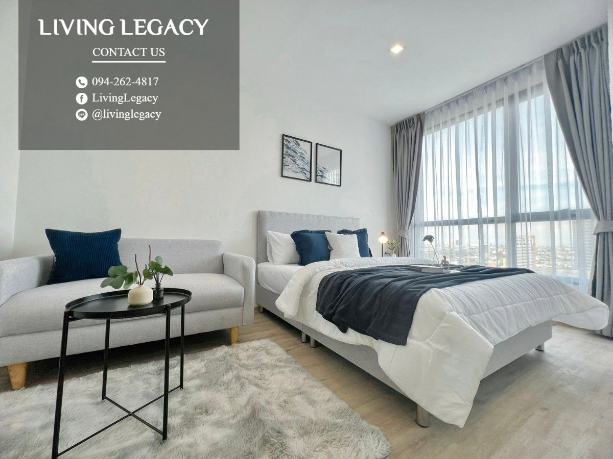 รูป TNGGEO เช่าด่วน คอนโด The Rich Rama 9 - Srinakarin 27 ตร.ม. | ชั้น 24 | 1 ห้องนอน | 1 ห้องน้ำ 13,000 บาท/เดือน line id : @livinglegacy - รูปที่ 3/18