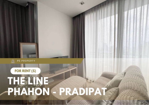 For rent 📍 THE LINE Phahon - Pradipat 📍 Fully furnished with appliances; located near BTS Saphan Khwai.