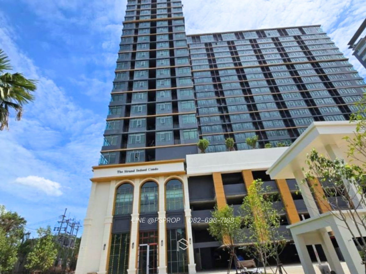 รูป คอนโดเช่าศรีราชา ใกล้มหาวิทยาลัยเกษตรศาสตร์ The Strand Indeed Condo ✅ พร้อมเข้าอยู่ #CR0142 - รูปที่ 6/8