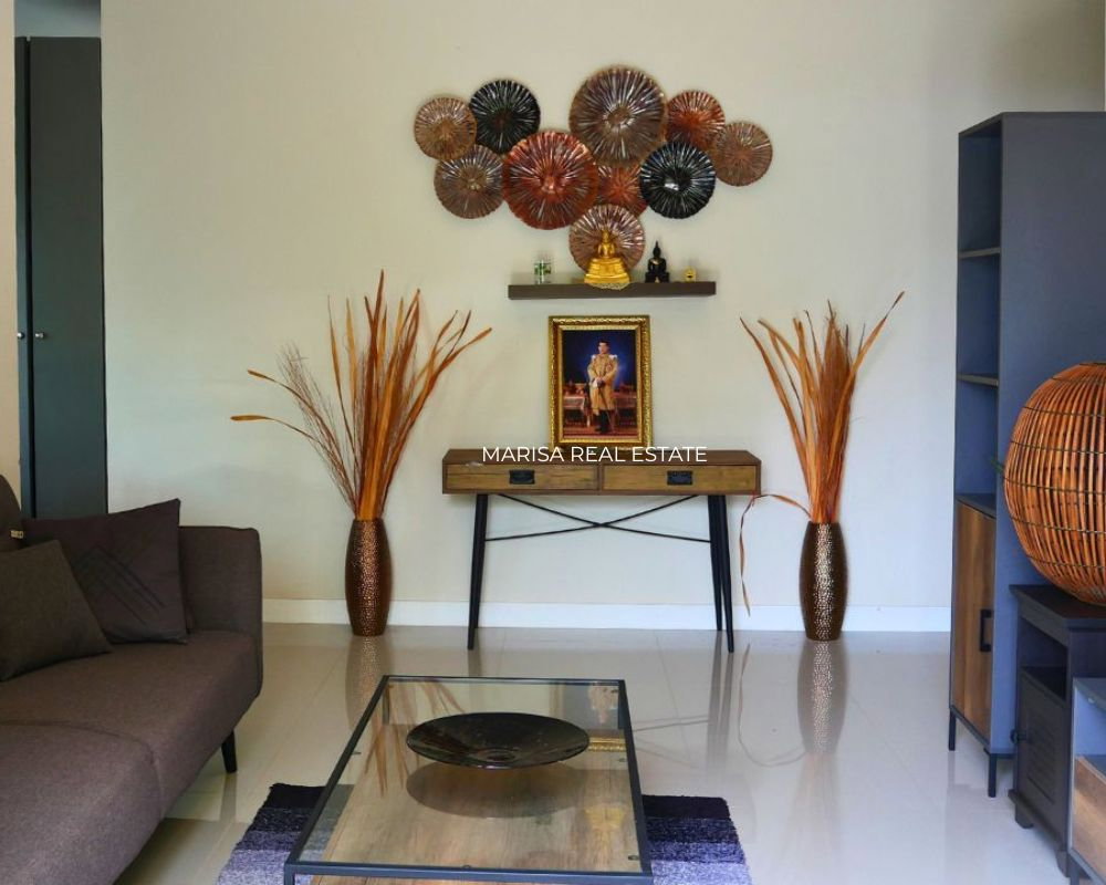 รูป บ้านเดี่ยว 2 นอน พร้อมเฟอร์ รวม wi-fi เข้าอยู่ได้ทันที สัตหีบ - รูปที่ 3/12